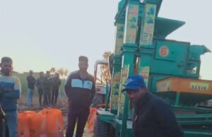 तलवा ग्राम में मशीन में फंसकर महिला की दर्दनाक