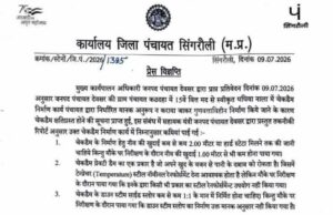पहली बारिश में ढहा चेकडैम, कलेक्टर का बड़ा एक्शन: सचिव निलंबित, सरपंच