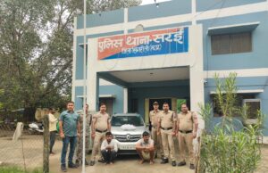 सरई पुलिस ने कार से 2 किलो 65 ग्राम गांजा बरामद, दो आरोपी गिरफ्तार